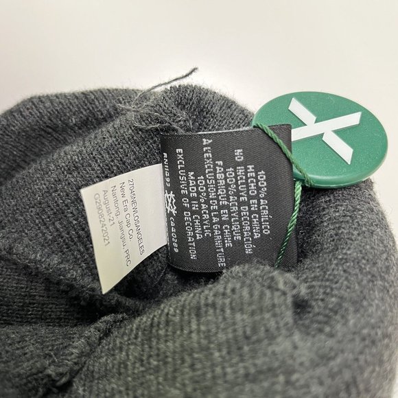 Supreme New Era Box Logo Beanie (FW21) Charcoal New - Picture 2 of 6